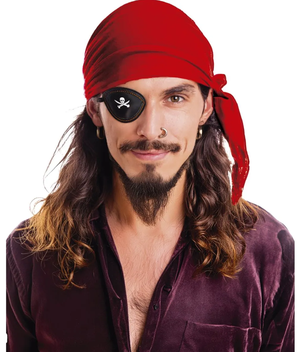 Rød pirat bandana