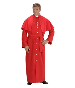 Rødt Kardinal kostume