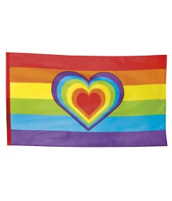 Regnbue flag, 90x150 cm