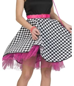 Rock´n Roll skirt sort/hvid
