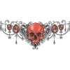 Ruby Skull tatovering