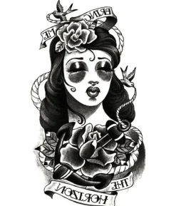 Sailor Woman tatovering