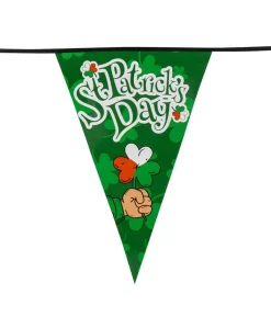 Sankt Patricks dag vimpelguirlande
