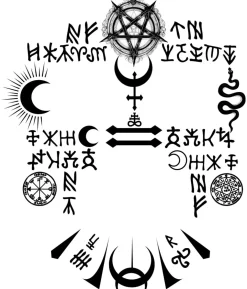 Satanisk ansigtstatovering