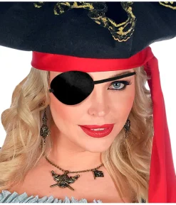 Satin øjeklap