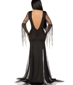 Sexy Spooky Morticia kostume