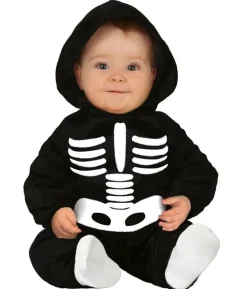Skelet baby kostume
