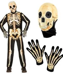 Skelet kostume til børn