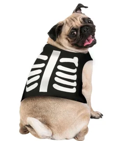 Skelet kostume til hund