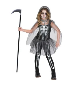 Skeleton Reaper Girl kostume