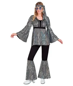 Sølv disko kostume