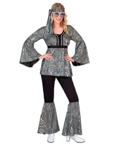 Sølv disko kostume