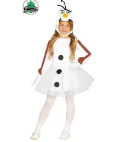 Snemand kostume, pige