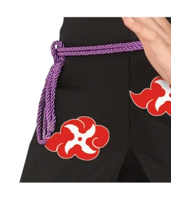 Sort Anime ninja kostume til drenge