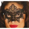 Sort blonde halvmaske