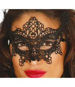 Sort blonde halvmaske