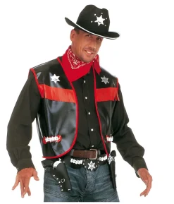Sort Cowboyvest