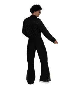 Sort Disko kostume