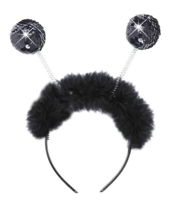 Sorte boppers med pailletter