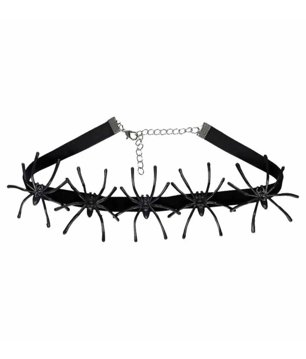Sort edderkop choker