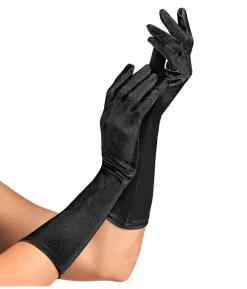 Sorte lange handsker