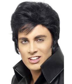 Sort Elvis paryk