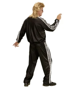 Sort 80er Joggingdragt
