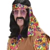 Sort Hippie Dude paryk