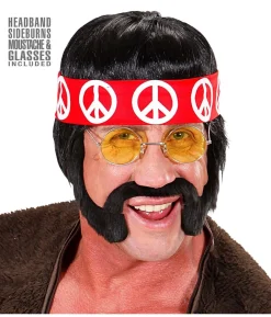 Sort Hippie paryk