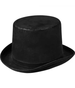 Sort høj Steampunk hat