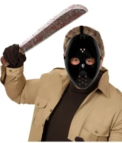 Sort hockey maske