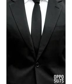 Sort jakkesæt OppoSuits