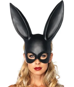 Sort kanin maske