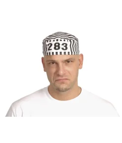 Sort og hvid fangehat