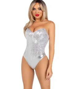 Sort palliet bodysuit