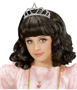 Sort Prinsesse paryk, barn