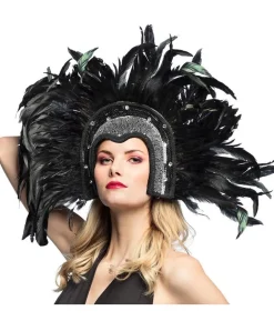 Sort Showgirl fjerprydelse