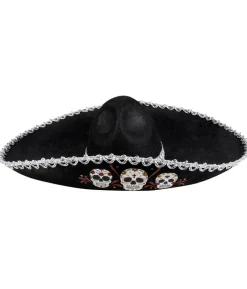 Sort Sombrero Calavera