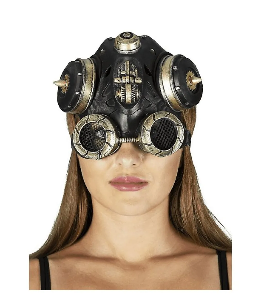 Steampunk Grenadier latex maske