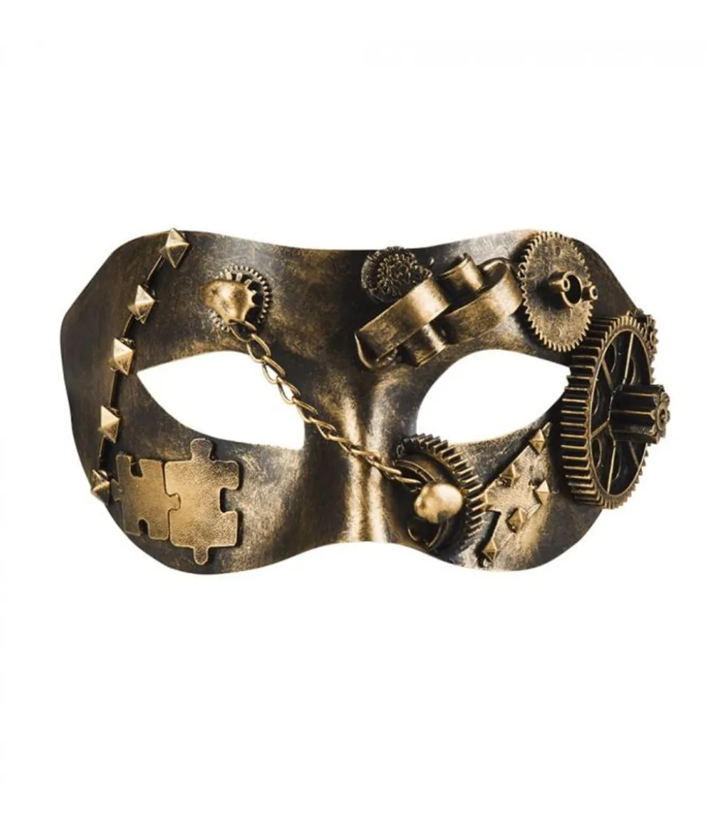 Steampunk halvmaske