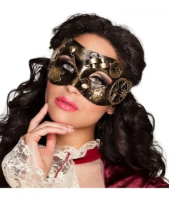 Steampunk halvmaske