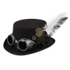 Steampunk hat med briller