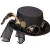 Steampunk hat med goggles