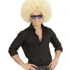 Stor blond afroparyk