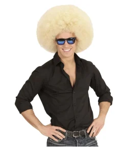 Stor blond afroparyk