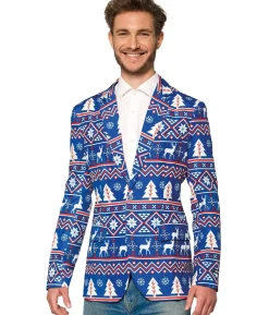 Suitmeister Blue Nordic blazer