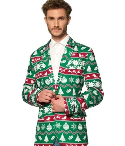 Suitmeister Green Nordic blazer