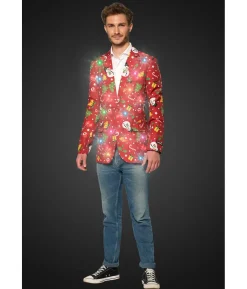 Suitmeister Red Icons blazer