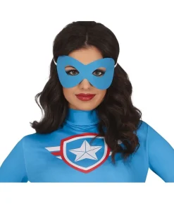 Superheltinde med stjerne kostume