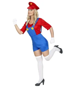 Super Plumber girl kostume